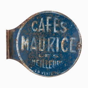 Lot De 3 Panneaux Vintage En Métal Peint à La Main - Thème Pêche Bord De Lac - Art Populaire