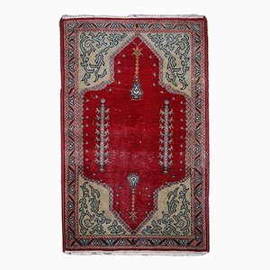 Handgemachter türkischer Vintage Konya Teppich, 1920er