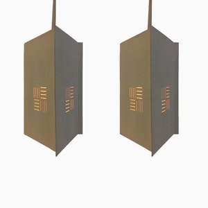 Mid-Century Pendant Lamps from ASEA, Set of 2