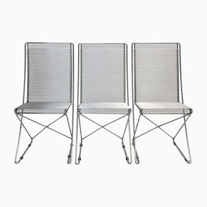 Kreuzschwinger Chairs by Till Behrens for Schlubach, 1983, Set of 3