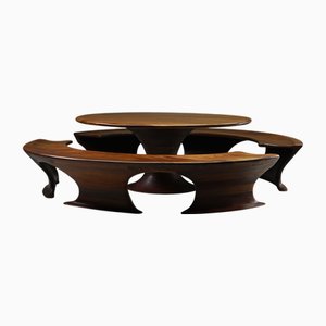 Table Bo Concept Milano Placage Noyer - Ameublement