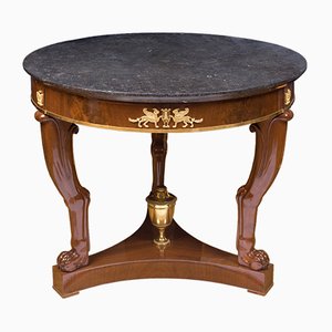 19th Century French Mahogany Center Table