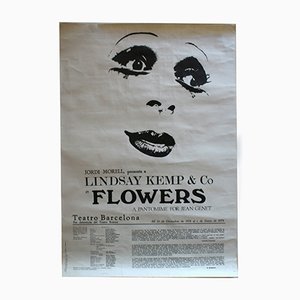 Affiche pour la Pièce de Théâtre Flowers, 1978