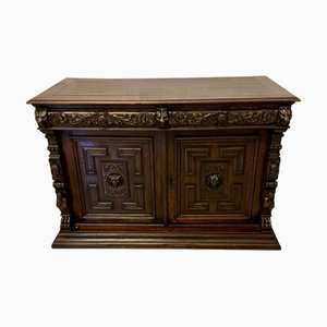 Ensemble de quatre casseroles en cuivre graduées