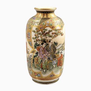 Vase Faisan & Fleurs - Famille noire - Porcelaine - Japon - Période