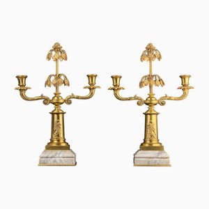 Casamia Set 3 Portacandele Forest - Nero E Oro - Metallo Lavorato A Mano - Diametri 8, 10, 14 Cm