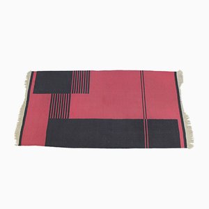 Moderner Mid-Century Kilim Teppich mit Geometrischem Muster