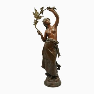 Demetre Chiparus, Art Deco Egyptian Dancer, 1920s-1940s, Bronze