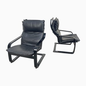 Étagère Vintage IKEA FRAN - Métal Noir - 2 Étagères - Fixation Murale - 60x29x17 Cm - 2007