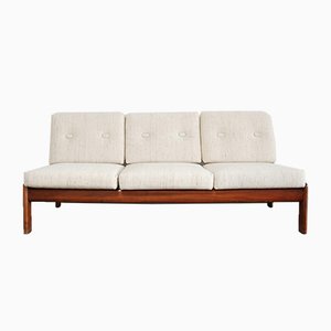 Vintage Kirschholz Sofa von Knoll