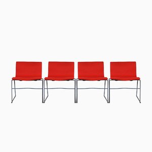 Sedie di Massimo & Lella Vignelli per Knoll, anni '80, set di 4