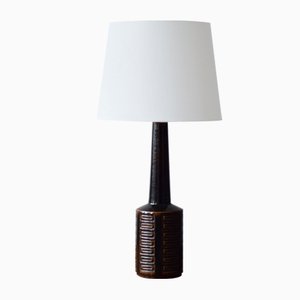 Tall Danish Ceramic Table Lamp With Amber Glaze By Nils Kähler For Very Tall Scandinavian Brown Table Lamp By Per Linnemann Schmidt For Palshus 1960s