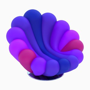 Anemone Lounge Chair by Giancarlo Zema for Giovannetti