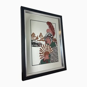 job cigarettes mirror 1900s Cigarette Rolling Papers Alphonse Mucha Art Nouveau Advertising : r/ThriftStoreHauls Beautiful Vintage Art Nouveau Mirror,