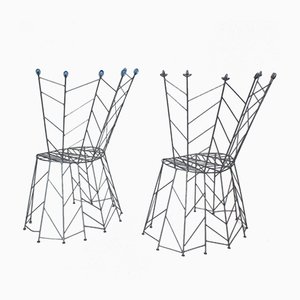 Vintage Pupeny Stühle von Bohuslav Horak, 1988, 2er Set