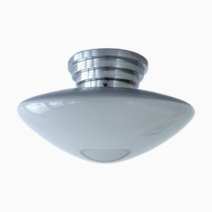 ANCIENNE LAMPE DE poche en tôle décorée bleu et noir EUR 15,00