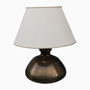 Lampe De Chevet En Fer Forgé Feuilles D'acanthe Or Antique Décor Classique