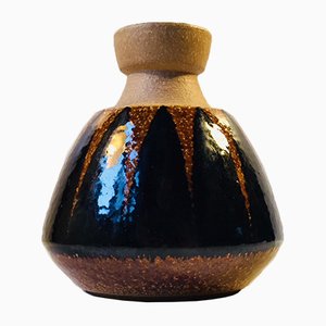 Dänische Vintage Steingut Vase von Einar Johansen für Søholm, 1960er