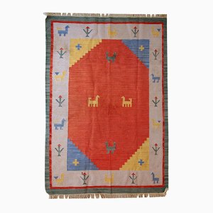 Orientalischer Vintage Kelim Teppich, 1960er