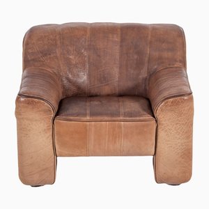 Brutalist DS44 Armchair in Neck Leather from de Sede, 1970s