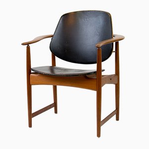 Mid-Century Teak Armchair by Arne Hovmand Olsen, 1950s