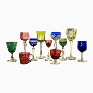 10 verres à vin rouge modèle Renaissance en cristal de Baccarat /prix à la pièce