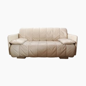 Swiss Leather Sofa from de Sede, 1980s