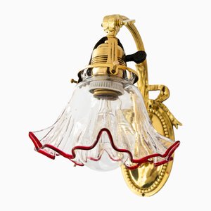Lampe De Piano Un Bras Nickel Art Nouveau Art Déco - Applique Clever-Deko