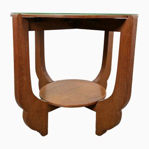 table d'appoint mauresque antique à deux niveaux En vente sur