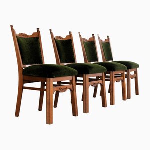 Vintage Dining Chairs from Effezeta, 1980s, Set of 4 for sale at