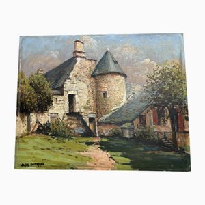 Château Original De Peinture à L'huile En Irlande Vue, Beau Paysage Sur Toile Impressionnisme Art 163318030