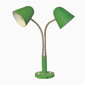 Lampada da tavolo vintagea due braccia