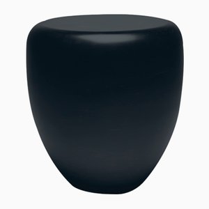 Dot Side Table or Stool in Black and Brown by Reda Amalou