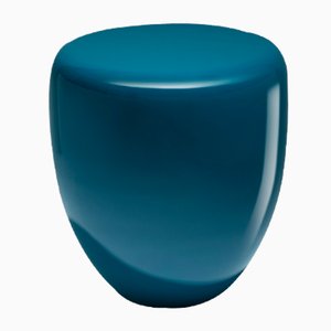 Dot Side Table or Stool in Peacock Blue by Reda Amalou