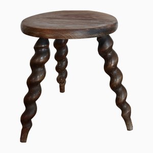 Vintage Plywood Cross-Joint Stool by Niko Kralj for Stol Kamnik