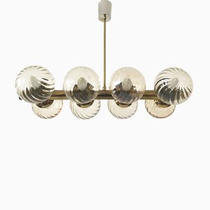 Mid-Century Cluster Multi-Globe Atomic Chandelier Lamp from Kaiser Leuchten