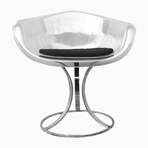 Mid-Century Acrylic & Chrome Chair by Peter Hoyte, 1960s