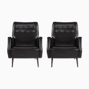 Italian Lounge Chairs, 1950s, Set of 2