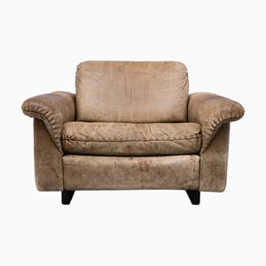 Ball & Cast Poltrona Mid Century In Ecopelle Marrone, Struttura In Metallo – Stile Retrò - 6