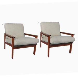Vintage Rosewood Capella Chairs by Illum Wikkelsø and Niels Eilersen, Set of 2