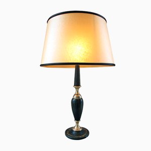 Lampada da tavolo in pelle di Le Tanneur, anni '60