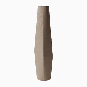 Vaso piccolo Marchige in cemento beige di Stefano Pugliese per Crea Concrete Design