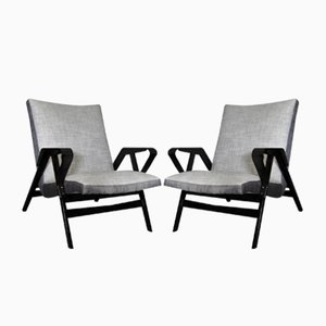 Set of Czech Bent-Plywood Armchairs from Tatra, 1950s