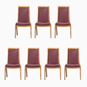 Vintage Austrian Dining Chairs, Set of 7