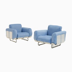 Bentwood and Buffalo Leather Lounge Chair by Giske Carlsen for