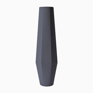 Mittelgroße Marchigue Vase aus blauem Beton von Stefano Pugliese für Crea Concrete Design