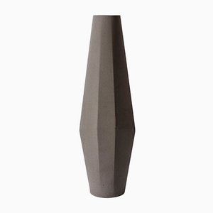 Small Marchigue Vase in Grey Concrete by Stefano Pugliese for Crea Concrete Design
