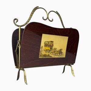 マガジンラック Vintage 50's design magazine rack Vintage 50's design magazine rack 【公式通販】