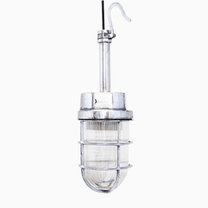 Industrial Ceiling Lamp with Riveted Hook