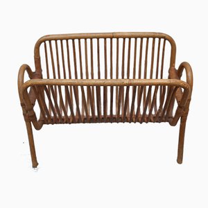 Mid-Century Modern Bamboo Magazine Rack from Rohé Noordwolde